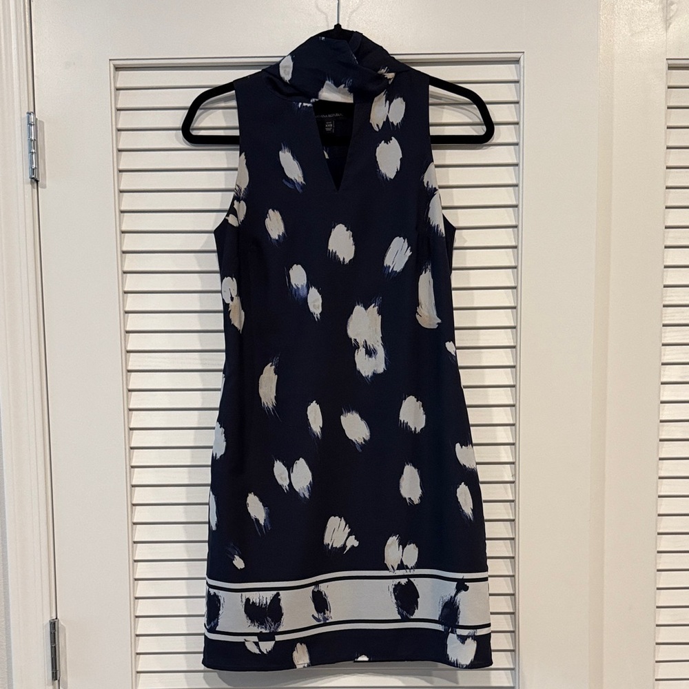 Banana Republic Navy and White Dress